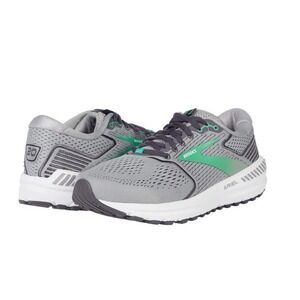 Brooks Ariel 20 Women's Gray/Green Wide D Width Running Shoes Size 10 EUC
